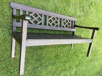 Large 3 Seater Vintage 20th Century Colonial Style Teak Garden Bench (15 of 33) Large 3 Seater Vintage 20th Century Colonial Style Teak Garden Bench (15 of 33)