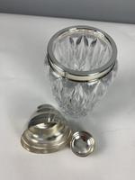 Silver Plate Art Deco Tall Glass Cocktail Shaker; 1930’s (2 of 6) Silver Plate Art Deco Tall Glass Cocktail Shaker; 1930’s (2 of 6)