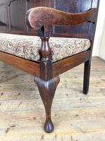 Antique George III Oak Settle Bench (7 of 10) Antique George III Oak Settle Bench (7 of 10)