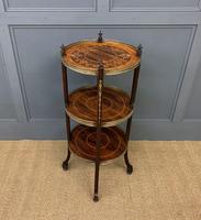 Victorian Inlaid Rosewood Etagere (9 of 9) Victorian Inlaid Rosewood Etagere (9 of 9)