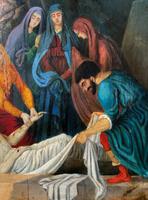 Superb 19th Century Old Master Biblical Jesus Religious Oil Painting - Gothic Oak Frame (6 of 14) Superb 19th Century Old Master Biblical Jesus Religious Oil Painting - Gothic Oak Frame (6 of 14)