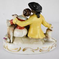 Naples Porcelain Romantic Couple Figurine (2 of 4) Naples Porcelain Romantic Couple Figurine (2 of 4)