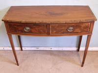 Antique Georgian Style Mahogany Two Drawer Side Table (5 of 7) Antique Georgian Style Mahogany Two Drawer Side Table (5 of 7)