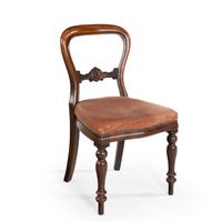 Attractive Set of Eight Late 19th Century Balloon Backed Chairs (2 of 4) Attractive Set of Eight Late 19th Century Balloon Backed Chairs (2 of 4)