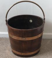 RA Lister Coopered Oak & Brass Bucket c.1900 (3 of 4) RA Lister Coopered Oak & Brass Bucket c.1900 (3 of 4)