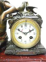 Wonderful French Figural Mantel Clock Lady Reclining 8 Day Mantle Clock with side Urns (2 of 12) Wonderful French Figural Mantel Clock Lady Reclining 8 Day Mantle Clock with side Urns (2 of 12)