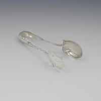 Art Nouveau American Sterling Silver Ice Tongs Whiting c.1890 (4 of 9) Art Nouveau American Sterling Silver Ice Tongs Whiting c.1890 (4 of 9)