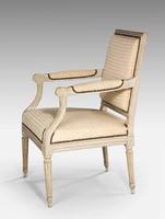Louis XVI Period Painted Beech Fauteuil Armchair (3 of 6) Louis XVI Period Painted Beech Fauteuil Armchair (3 of 6)
