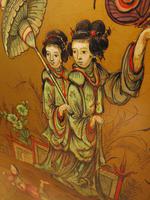 Antique Art Deco Chinese Painted Cabinet, Ornate Gold Decoration, Signed (17 of 28) Antique Art Deco Chinese Painted Cabinet, Ornate Gold Decoration, Signed (17 of 28)