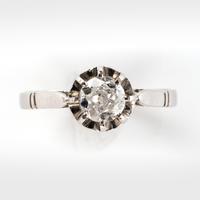 Art Deco 0.40 Carat Old Cut Diamond Solitaire Engagement Ring c.1920 (5 of 7) Art Deco 0.40 Carat Old Cut Diamond Solitaire Engagement Ring c.1920 (5 of 7)