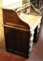 1920s Single Pedestal Oak Stype Rolltop Desk (6 of 6) 1920s Single Pedestal Oak Stype Rolltop Desk (6 of 6)