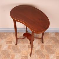 Edwardian Inlaid Mahogany Kidney Shape Occasional Table (15 of 15) Edwardian Inlaid Mahogany Kidney Shape Occasional Table (15 of 15)