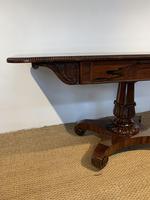 George IV Rosewood Pedestal Sofa Table (10 of 14) George IV Rosewood Pedestal Sofa Table (10 of 14)