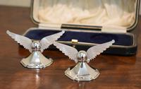 Unusual Pair of Winged Silver Knife Rests (3 of 5) Unusual Pair of Winged Silver Knife Rests (3 of 5)