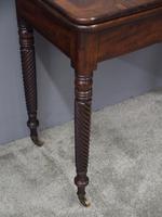 Irish Regency Mahogany Foldover Tea Table (10 of 12) Irish Regency Mahogany Foldover Tea Table (10 of 12)