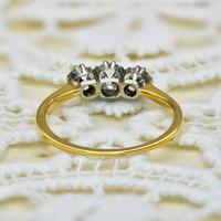 The Antique Old Mine Cut Three Diamond Ring (5 of 7) The Antique Old Mine Cut Three Diamond Ring (5 of 7)