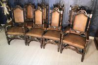 Quality Set of Eight Carolean Style Oak Dining Chairs (3 of 22) Quality Set of Eight Carolean Style Oak Dining Chairs (3 of 22)