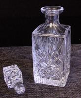 Vintage Cut Glass Square Decanter (3 of 7) Vintage Cut Glass Square Decanter (3 of 7)