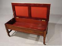Smart Edwardian Period Mahogany Framed Duet Stool (3 of 4) Smart Edwardian Period Mahogany Framed Duet Stool (3 of 4)
