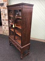 Antique Glazed Oak Barley Twist Bookcase (7 of 11) Antique Glazed Oak Barley Twist Bookcase (7 of 11)