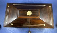 William IV Rosewood Tea Caddy with Mother of Pearl & Pewter Inlay (7 of 8) William IV Rosewood Tea Caddy with Mother of Pearl & Pewter Inlay (7 of 8)