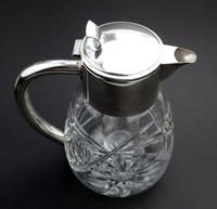 Substantial WMF Deep Cut Glass & Silver Plate Cooling Lemonade Jug c.1935 (4 of 10) Substantial WMF Deep Cut Glass & Silver Plate Cooling Lemonade Jug c.1935 (4 of 10)