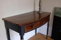 Antique Mahogany Bow fronted painted table Late Victorian (6 of 11) Antique Mahogany Bow fronted painted table Late Victorian (6 of 11)