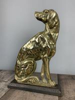 Victorian Brass Dog Doorstop Door Stop on Cast Iron Plinth Door Porter (2 of 5) Victorian Brass Dog Doorstop Door Stop on Cast Iron Plinth Door Porter (2 of 5)