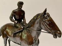 John Rattenbury Skeaping Bronze - Horse & Jockey - Inscribed (4 of 5) John Rattenbury Skeaping Bronze - Horse & Jockey - Inscribed (4 of 5)