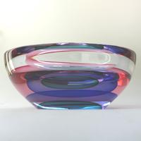Large 9" Murano Sommerso Luigi Onesto Cedenese Coloured Bowl c.1960+ (6 of 10) Large 9" Murano Sommerso Luigi Onesto Cedenese Coloured Bowl c.1960+ (6 of 10)