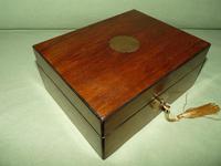 Inlaid Walnut Jewellery Box + Tray c.1875 (2 of 7) Inlaid Walnut Jewellery Box + Tray c.1875 (2 of 7)