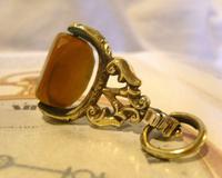 Antique Pocket Watch Chain Fob 1870s Victorian Huge Brass & Amber Stone Swivel Fob (10 of 10) Antique Pocket Watch Chain Fob 1870s Victorian Huge Brass & Amber Stone Swivel Fob (10 of 10)