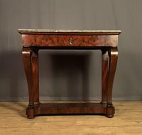 French Louis Philippe Period Mahogany Console Table (12 of 12) French Louis Philippe Period Mahogany Console Table (12 of 12)
