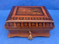 William IV Birch Penwork Jewellery Box (16 of 16) William IV Birch Penwork Jewellery Box (16 of 16)