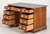 Superb Victorian Walnut 2 Pedestal Desk (7 of 10) Superb Victorian Walnut 2 Pedestal Desk (7 of 10)