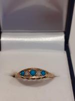 Gold Turquoise Ring (2 of 5) Gold Turquoise Ring (2 of 5)