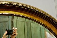 Large Decorative Oval Gilt Wall Mirror (5 of 6) Large Decorative Oval Gilt Wall Mirror (5 of 6)