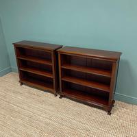 Pair of Edwardian Mahogany Antique Bookcases by John Taylor (6 of 6) Pair of Edwardian Mahogany Antique Bookcases by John Taylor (6 of 6)