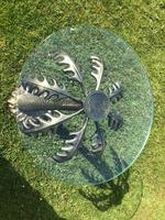 Bronze Glass Top Palm Tree Table (2 of 6) Bronze Glass Top Palm Tree Table (2 of 6)