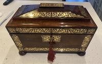 Regency Rosewood Twin Canister Tea Caddy (17 of 23) Regency Rosewood Twin Canister Tea Caddy (17 of 23)
