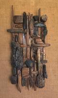 Original Hanging Wood Construction of 'Objet Trouve' by Ken Walch 1927-2017 (2 of 4) Original Hanging Wood Construction of 'Objet Trouve' by Ken Walch 1927-2017 (2 of 4)