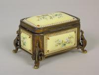 Antique Porcelain Gilt Metal Jewellery Box (3 of 9) Antique Porcelain Gilt Metal Jewellery Box (3 of 9)