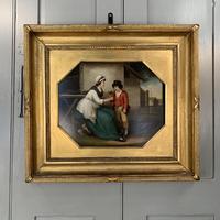 Antique Georgian oil painting study of mother and son at The Old Manor, Abbots Morton, Worcs (4 of 10) Antique Georgian oil painting study of mother and son at The Old Manor, Abbots Morton, Worcs (4 of 10)