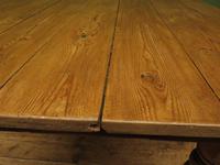 Antique Country Pine Plank Top Table with Drawer, Kitchen Dining Table Seats 4 (7 of 10) Antique Country Pine Plank Top Table with Drawer, Kitchen Dining Table Seats 4 (7 of 10)