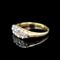 Antique Old Cut Diamond 10 Stone Double Row 18K 18ct Yellow Gold Scroll Ring (4 of 10) Antique Old Cut Diamond 10 Stone Double Row 18K 18ct Yellow Gold Scroll Ring (4 of 10)