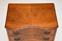 Antique Figured Walnut Side Table with 3 Drawers (7 of 7) Antique Figured Walnut Side Table with 3 Drawers (7 of 7)