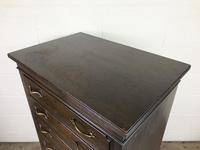 Early 20th Century Antique Oak Narrow Chest of Drawers (8 of 11) Early 20th Century Antique Oak Narrow Chest of Drawers (8 of 11)