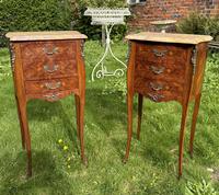 Pair of Marquetry Bedside Tables (1 of 6)