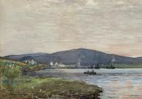 Andrew Gamley RSW - A Lochside Village Watercolour Painting (4 of 12) Andrew Gamley RSW - A Lochside Village Watercolour Painting (4 of 12)