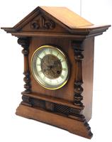 Light Mahogany Bracket Mantel Clock Architectural Striking 8 Day Mantle Clock (2 of 6) Light Mahogany Bracket Mantel Clock Architectural Striking 8 Day Mantle Clock (2 of 6)